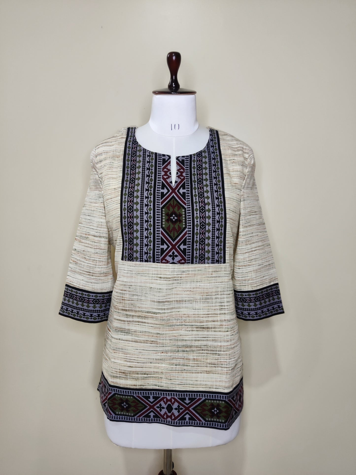 Khadi cotton - kurta (short)