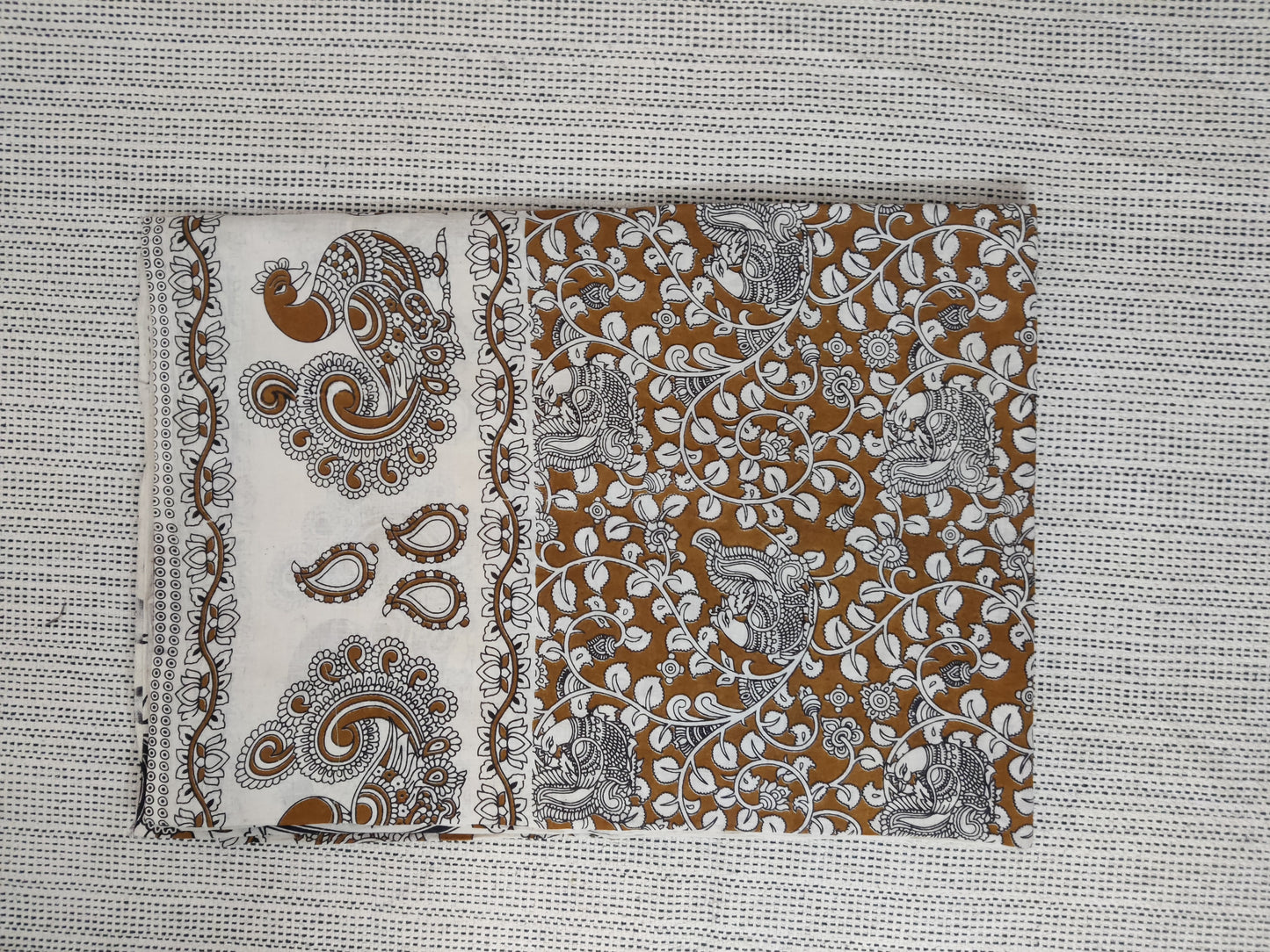 Kalamkari mul cotton saree