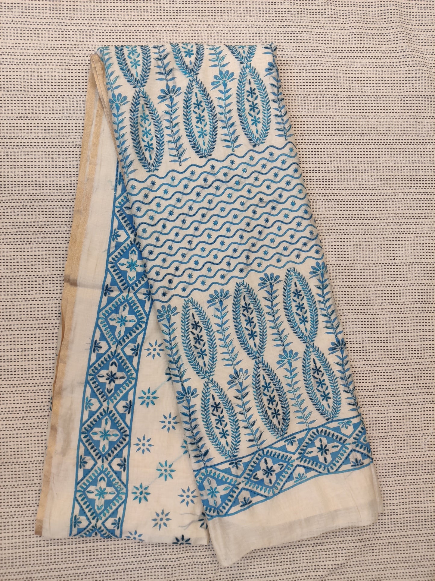 Phulkari Handwork Saree