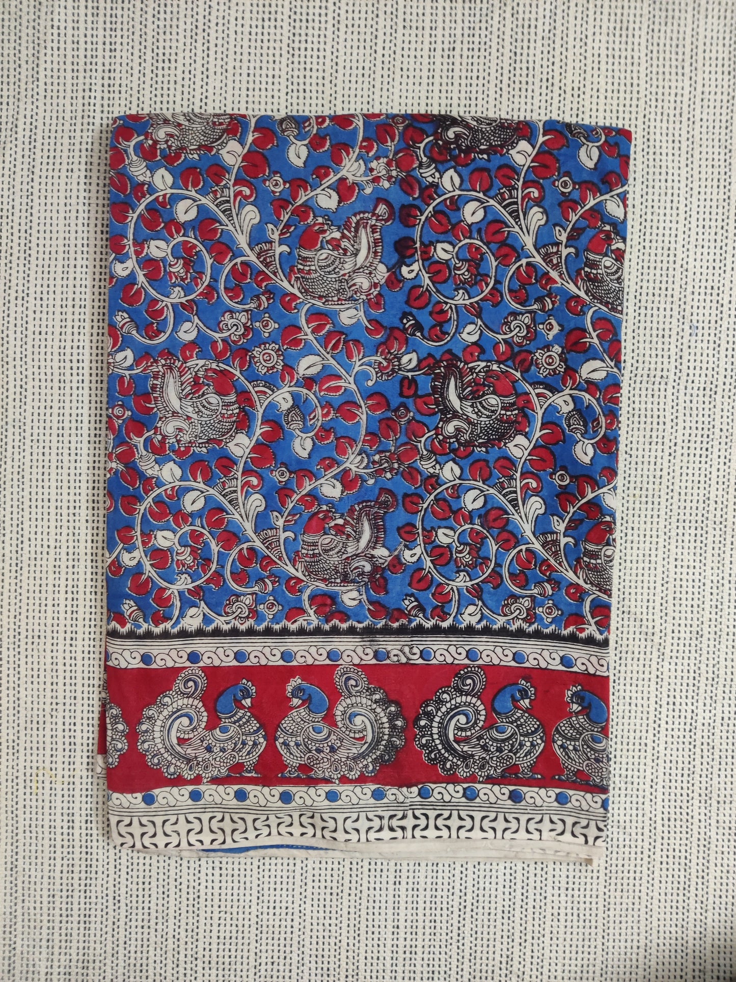 Kalamkari mul cotton saree