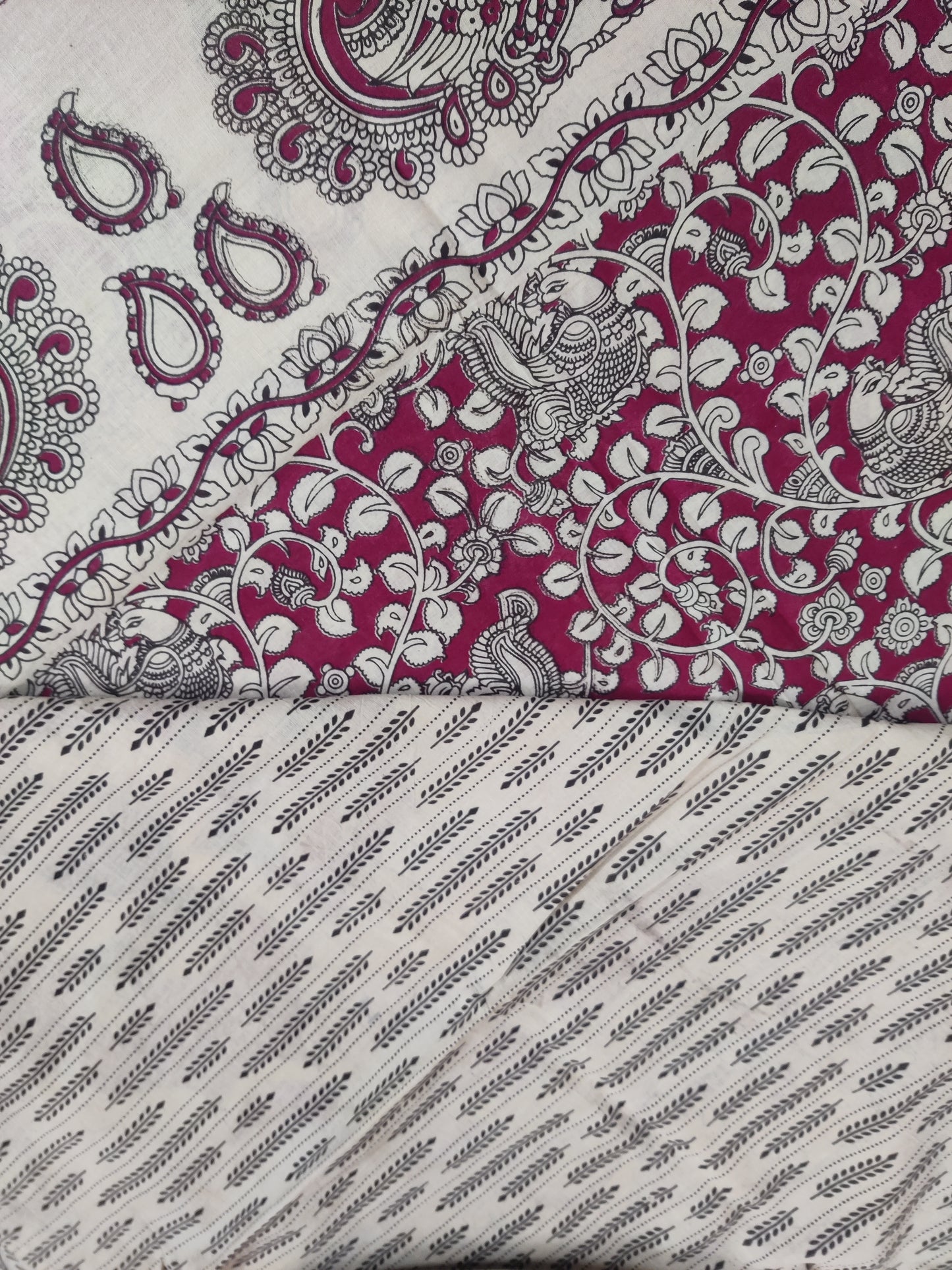 Kalamkari mul cotton saree