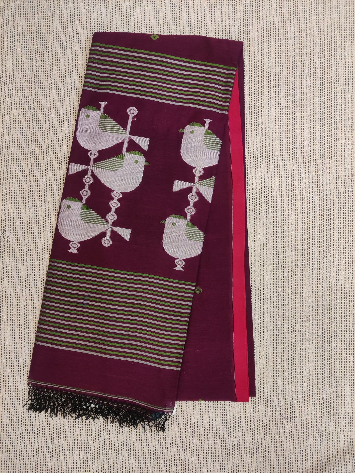 Pure Cotton Khadi Cotton Saree