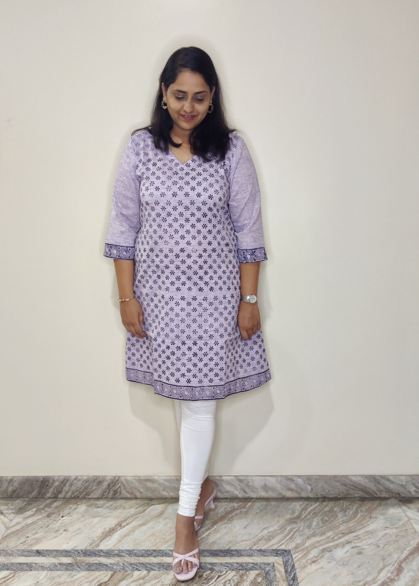 Khadi cotton - Dress (A-line)