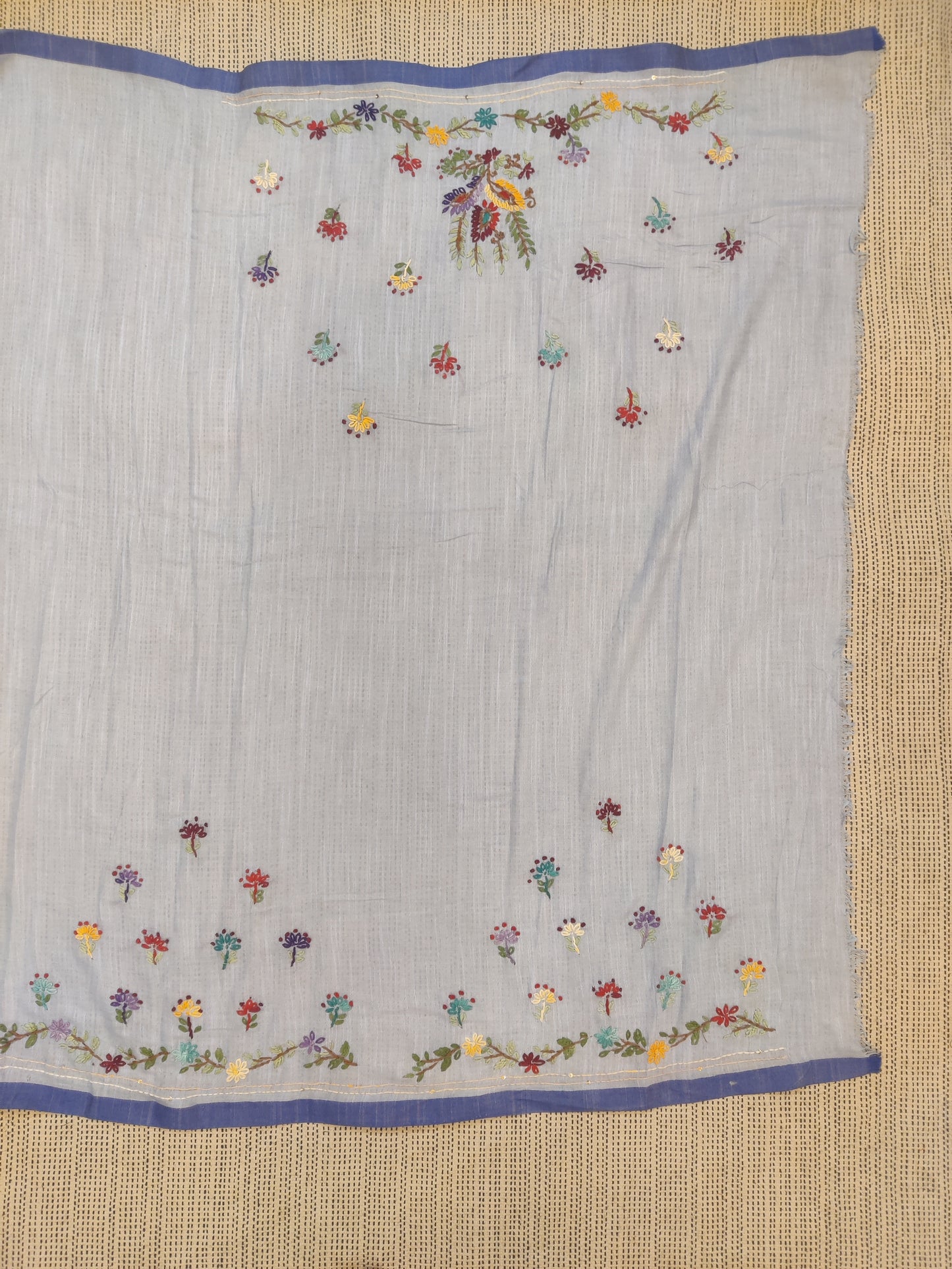 Mul cotton handwork saree