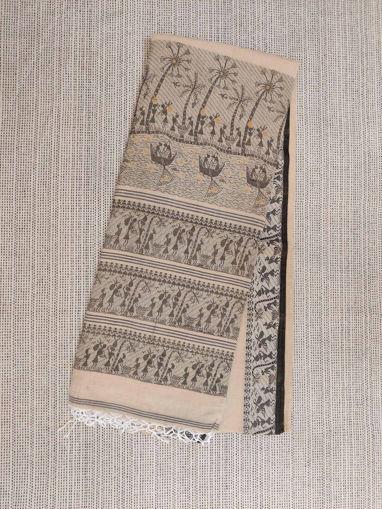 Pure Khadi Cotton Saree