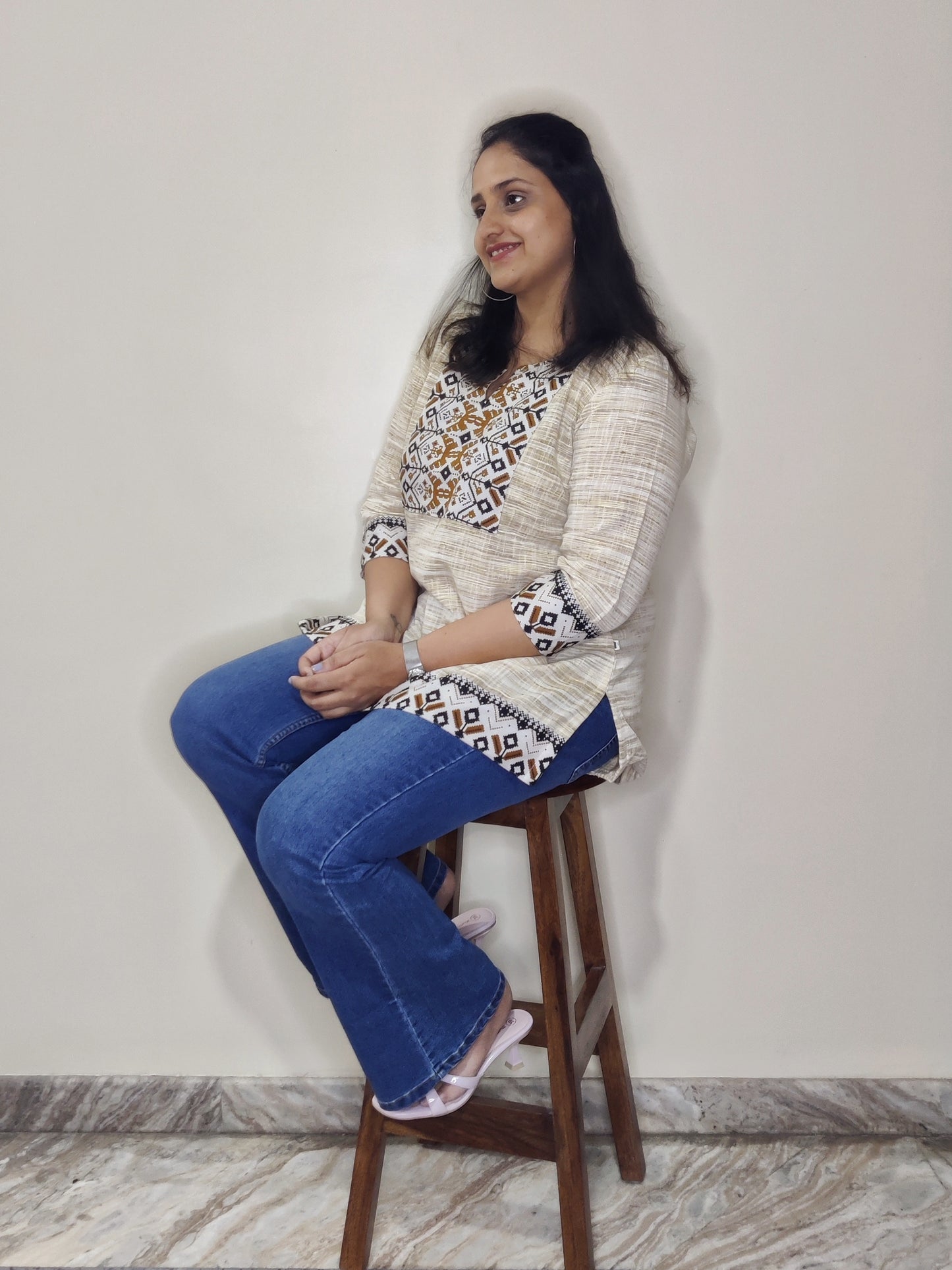 Khadi cotton - Kurta (short)