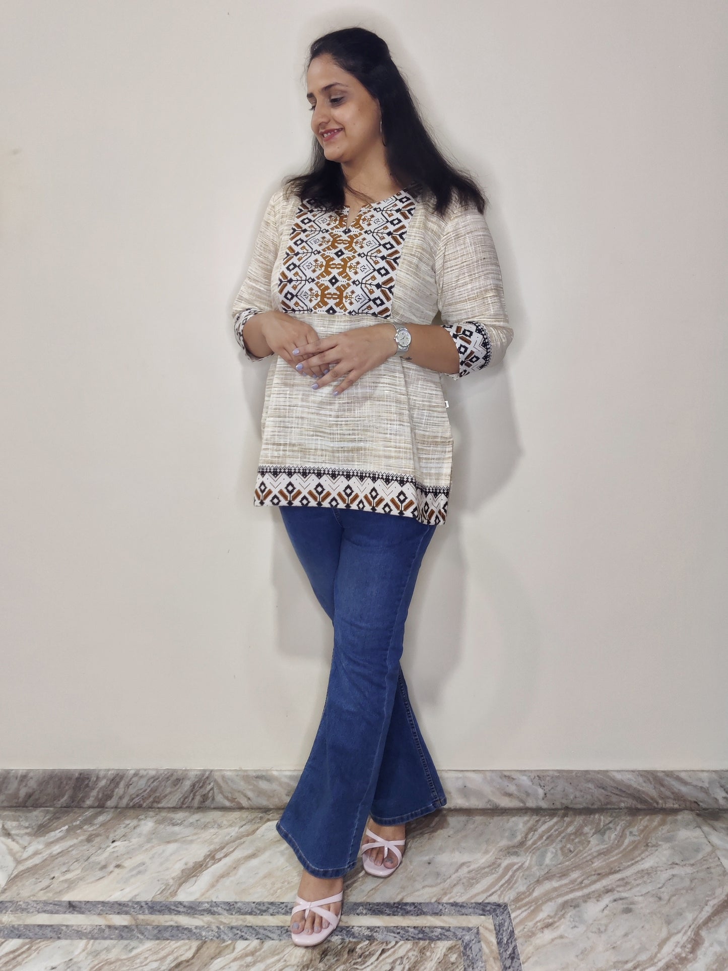 Khadi cotton - Kurta (short)