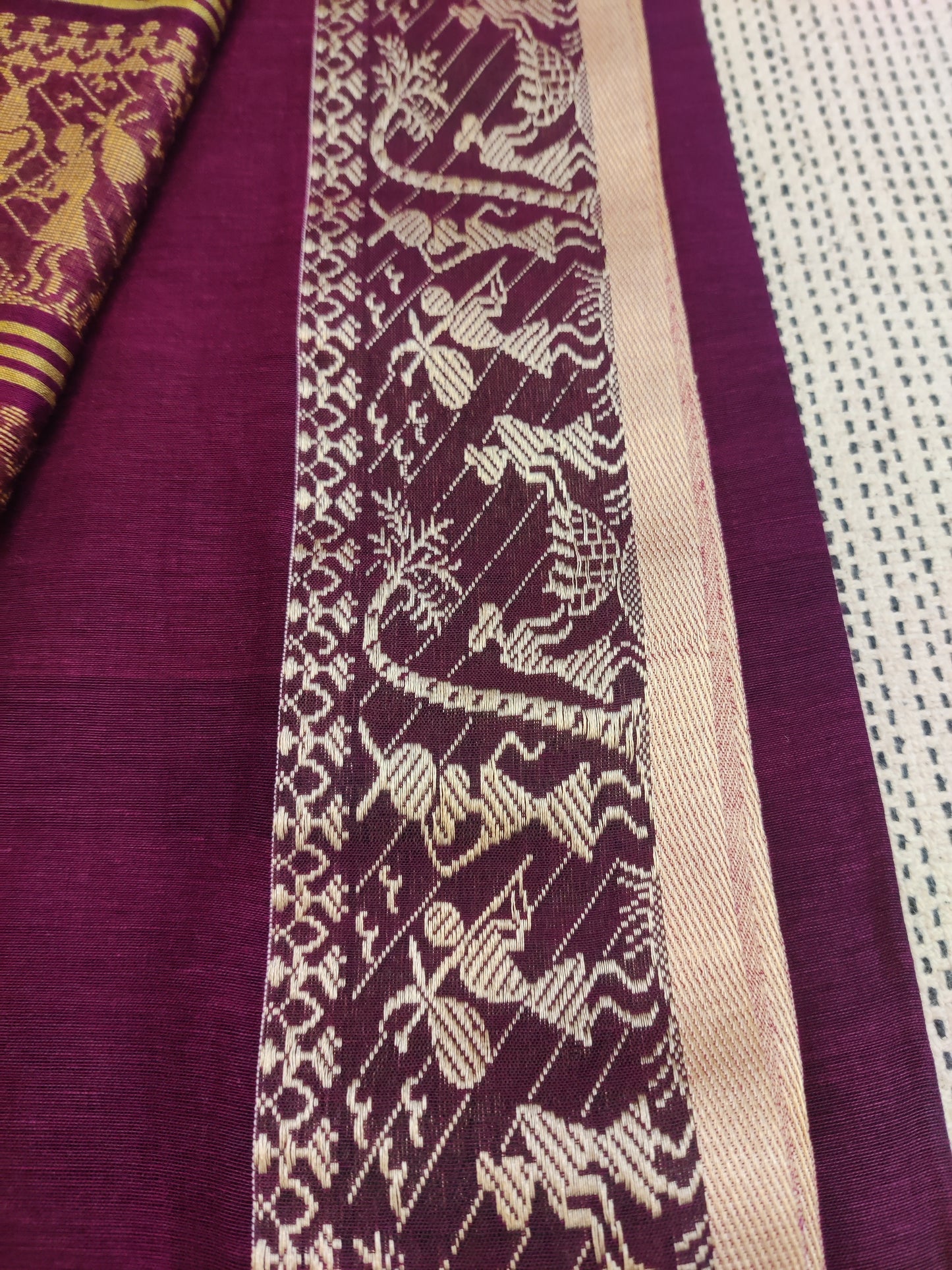 Pure Khadi Cotton Saree