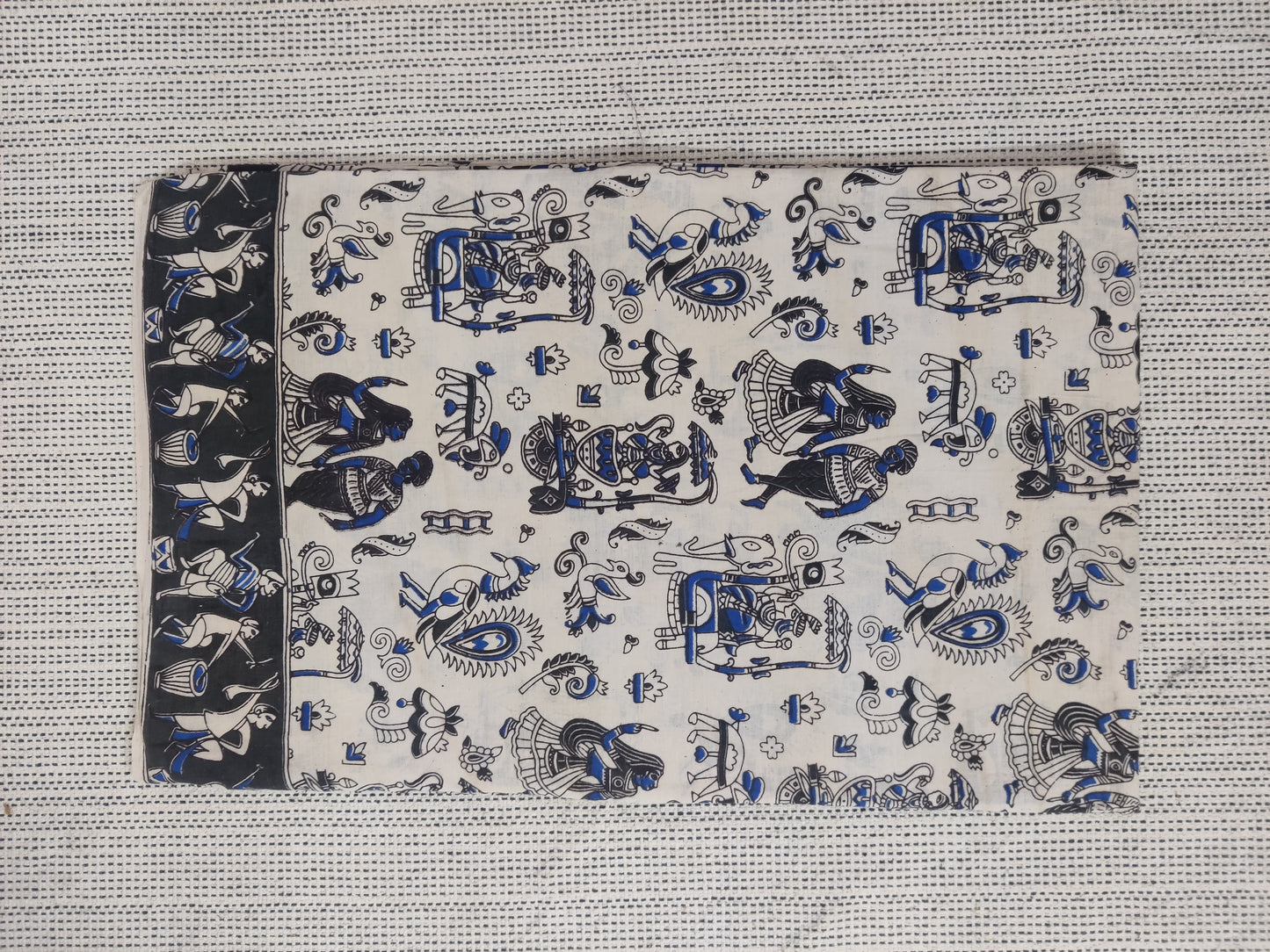 Kalamkari mul cotton saree