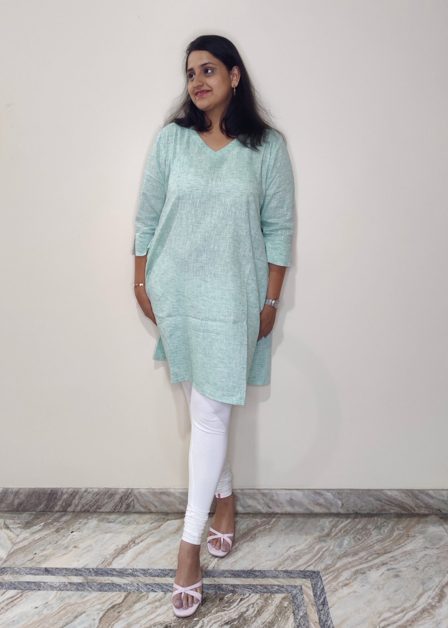 Khadi cotton - Dress (A-line)