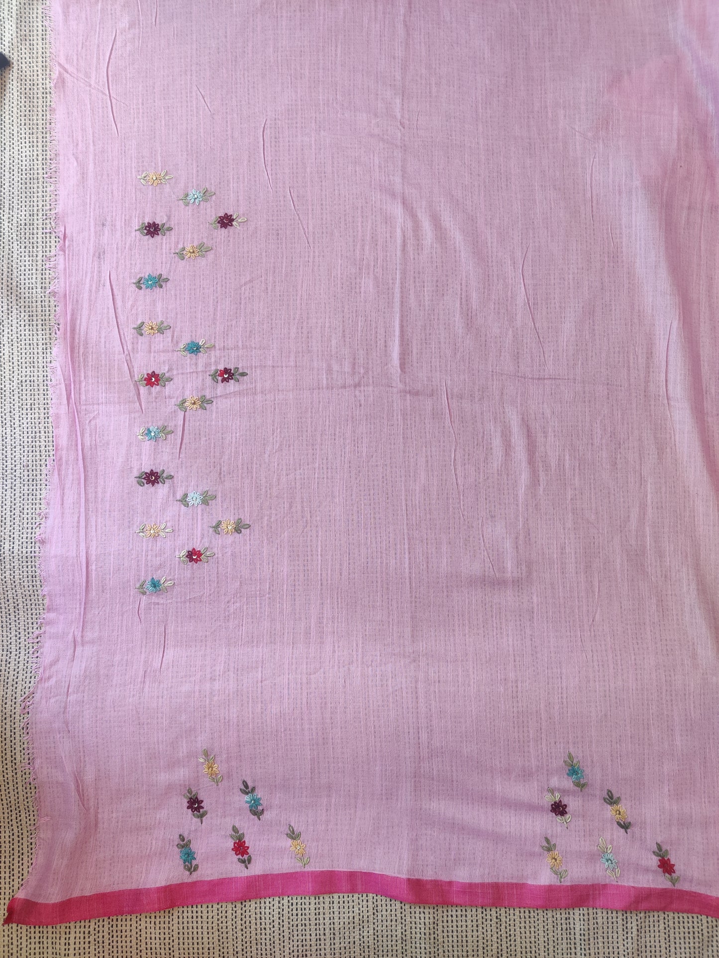 Mul cotton handwork saree