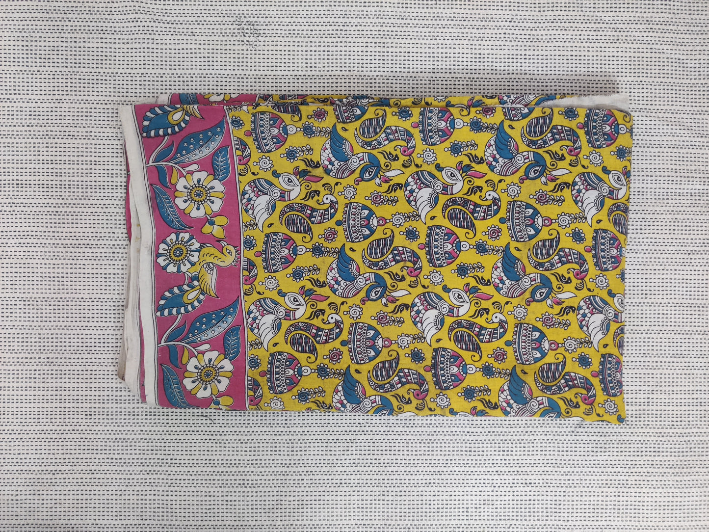 Kalamkari mul cotton saree