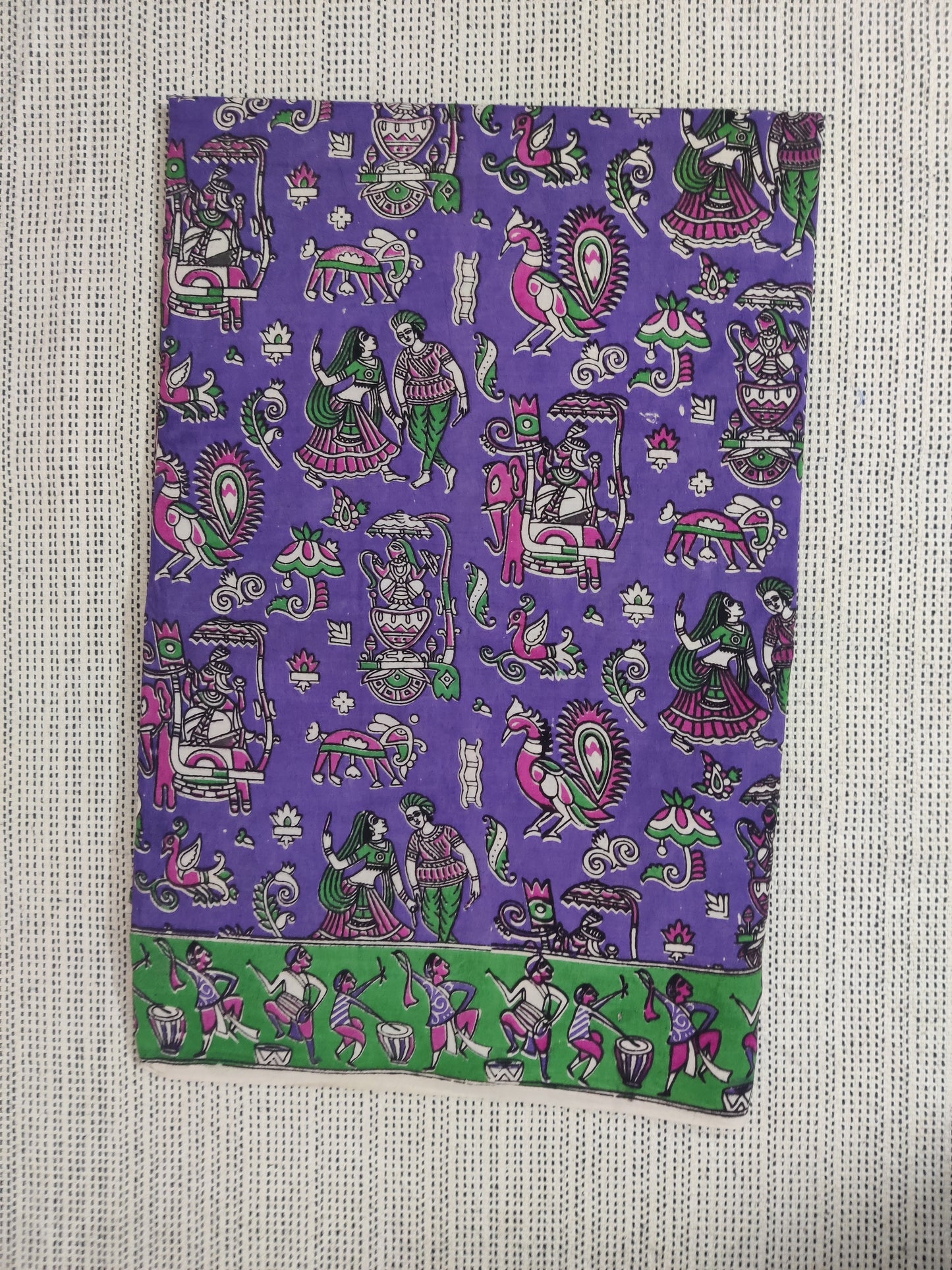 Kalamkari mul cotton saree