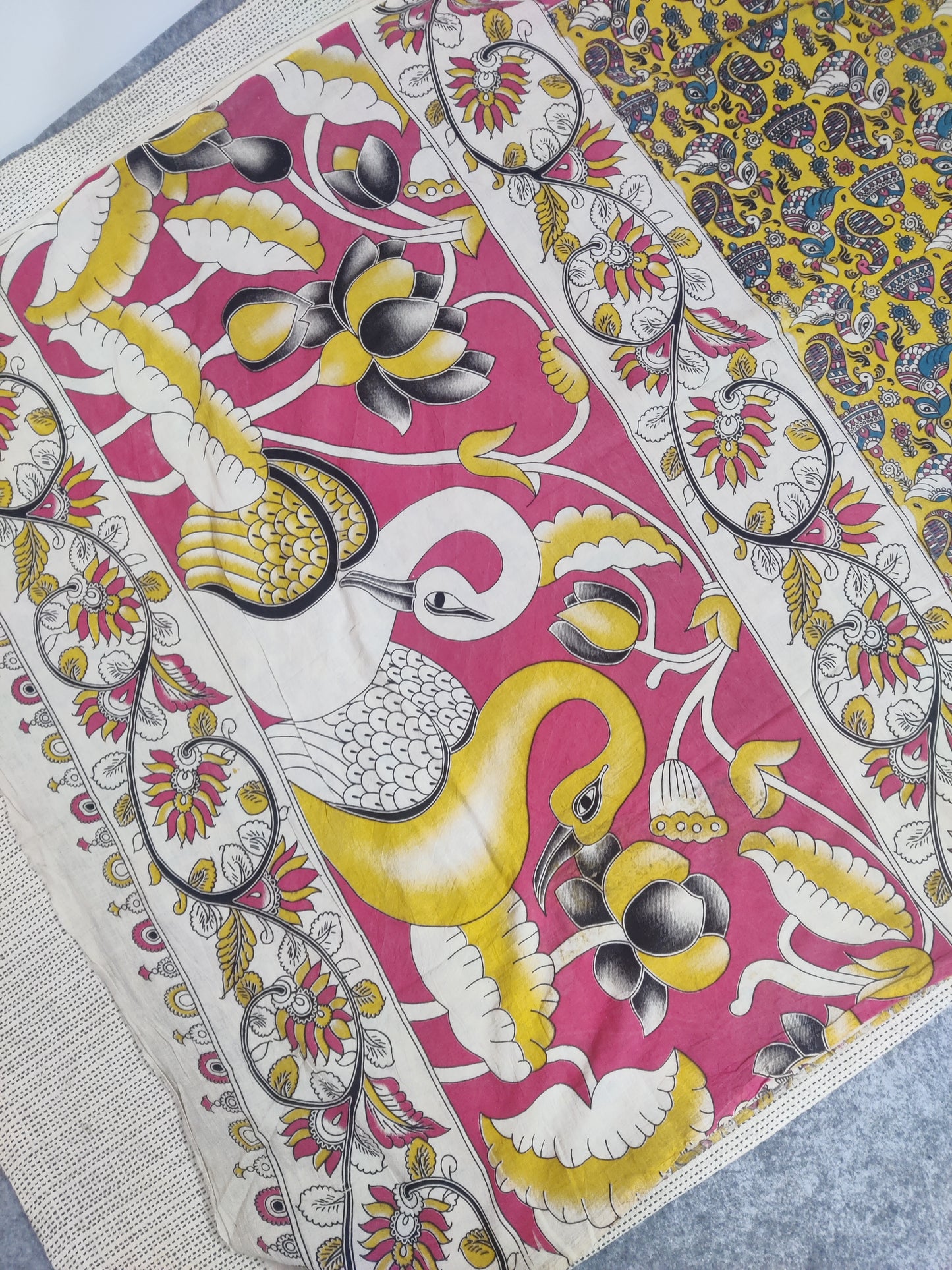 Kalamkari mul cotton saree