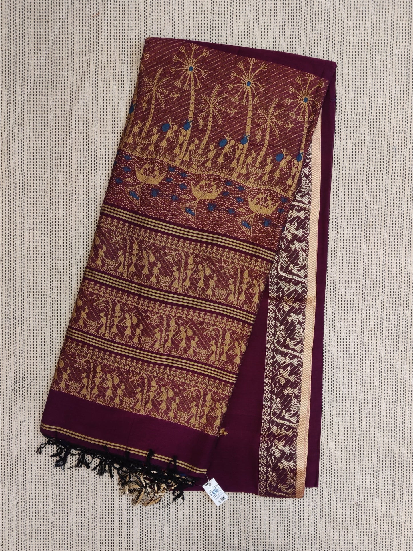 Pure Khadi Cotton Saree