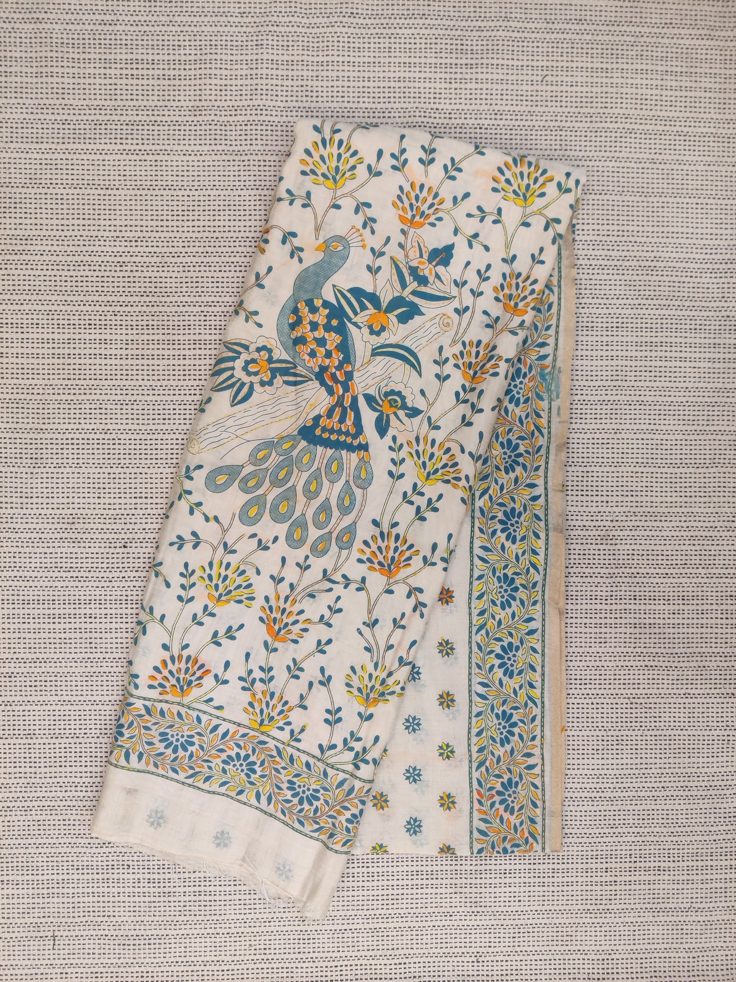 Phulkari Handwork Saree