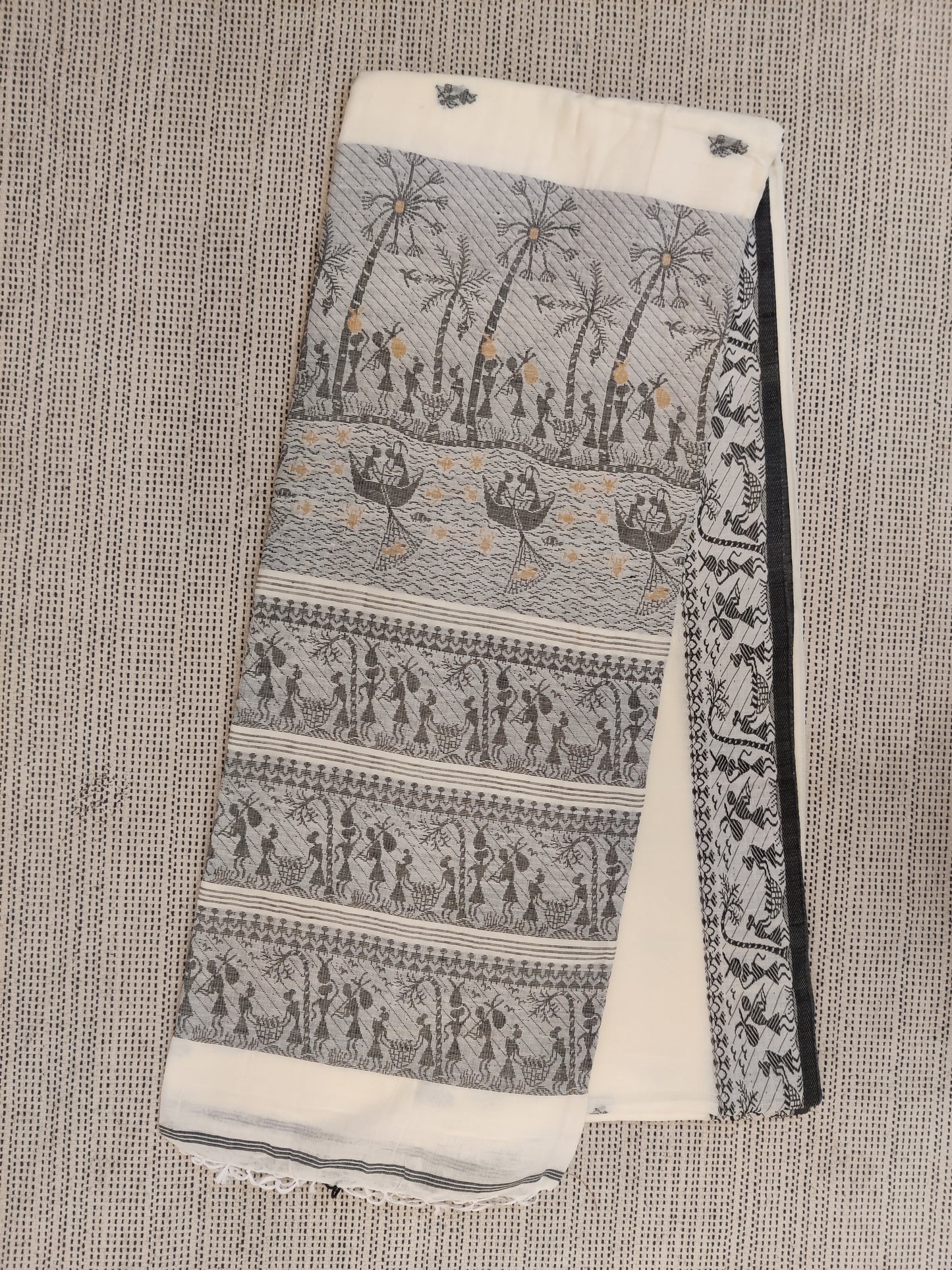 Pure Khadi Cotton Saree
