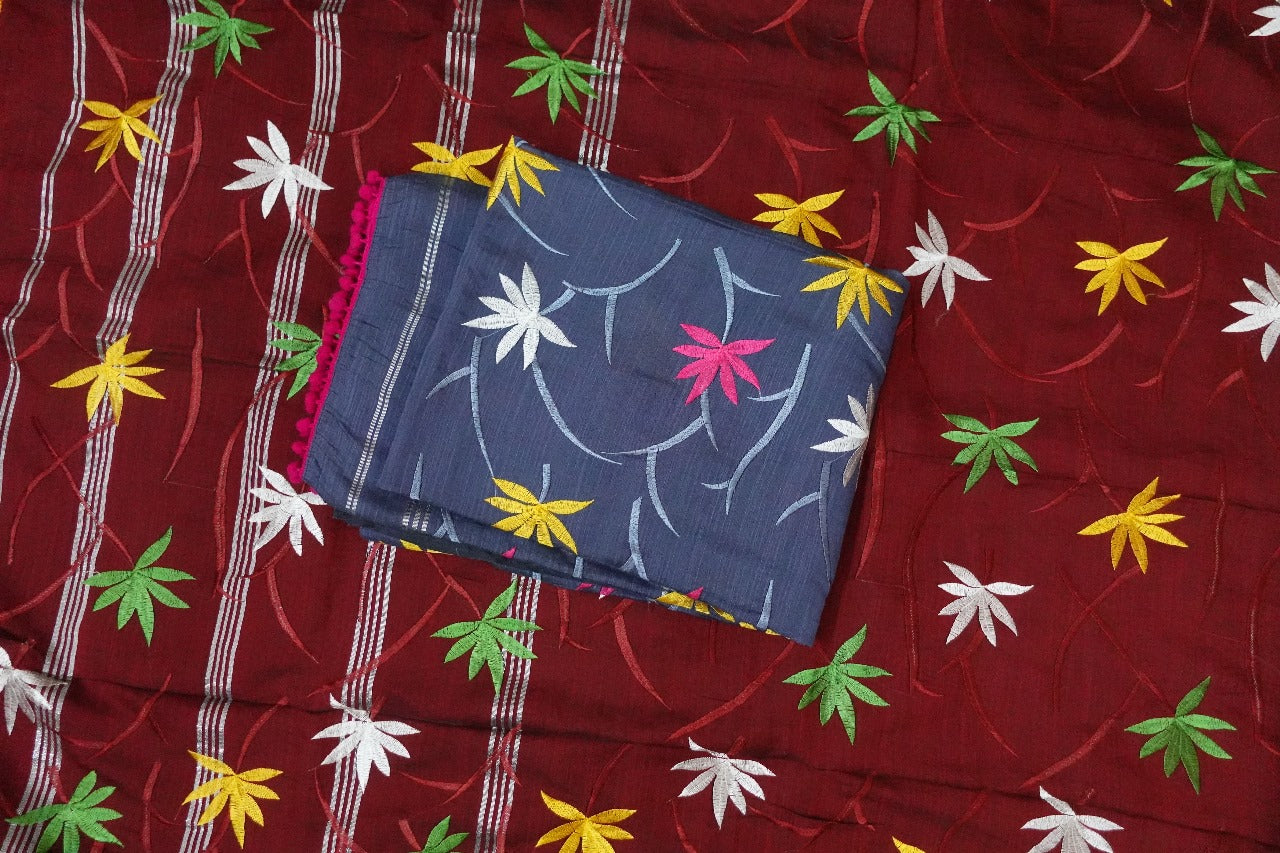 Khadi cotton saree