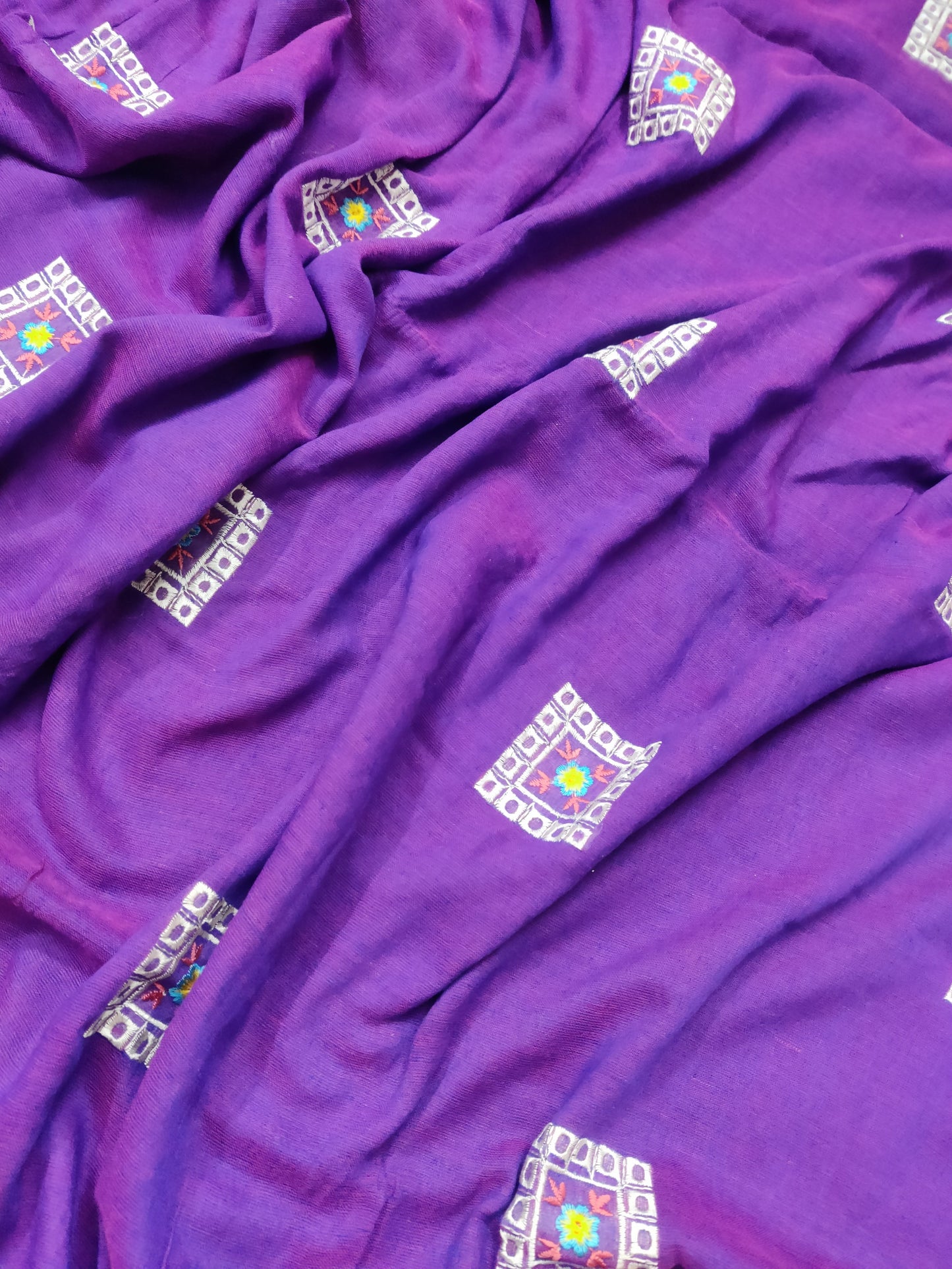 Khadi mul cotton saree