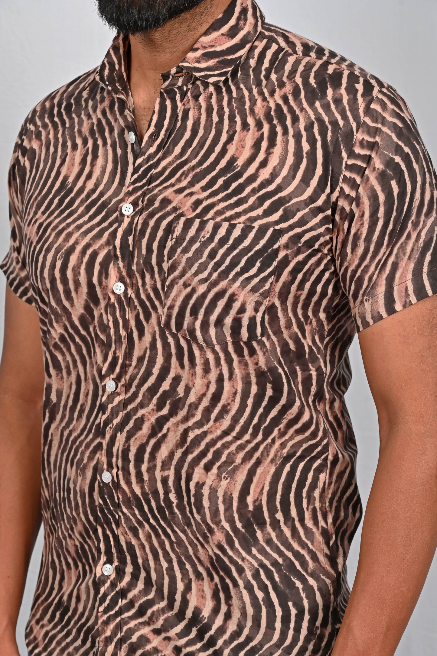 Shirt - Abstract Block Printed