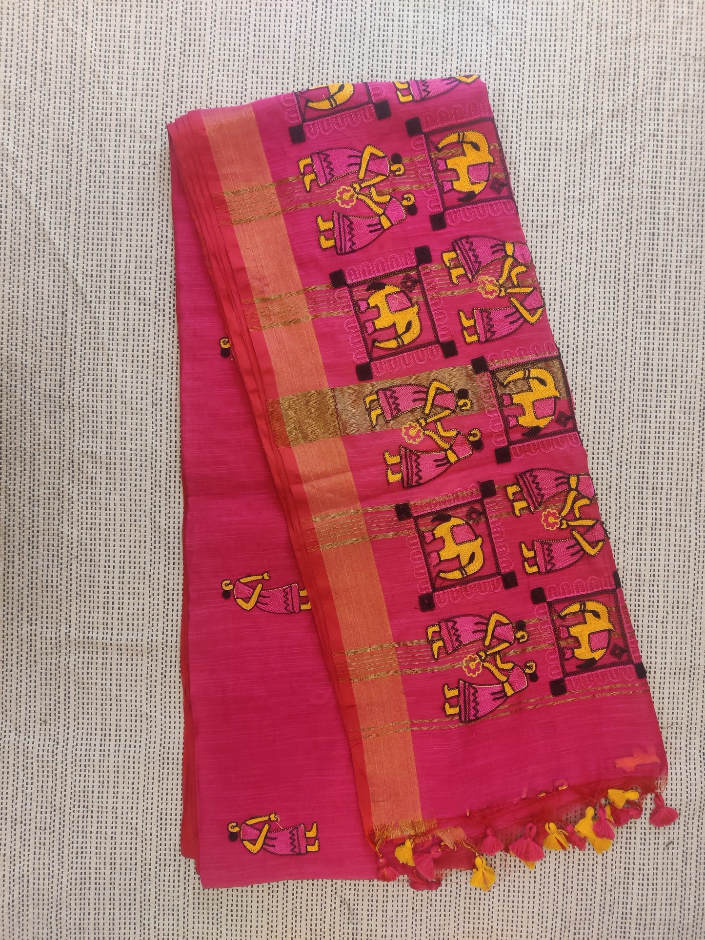 Slub Cotton Saree