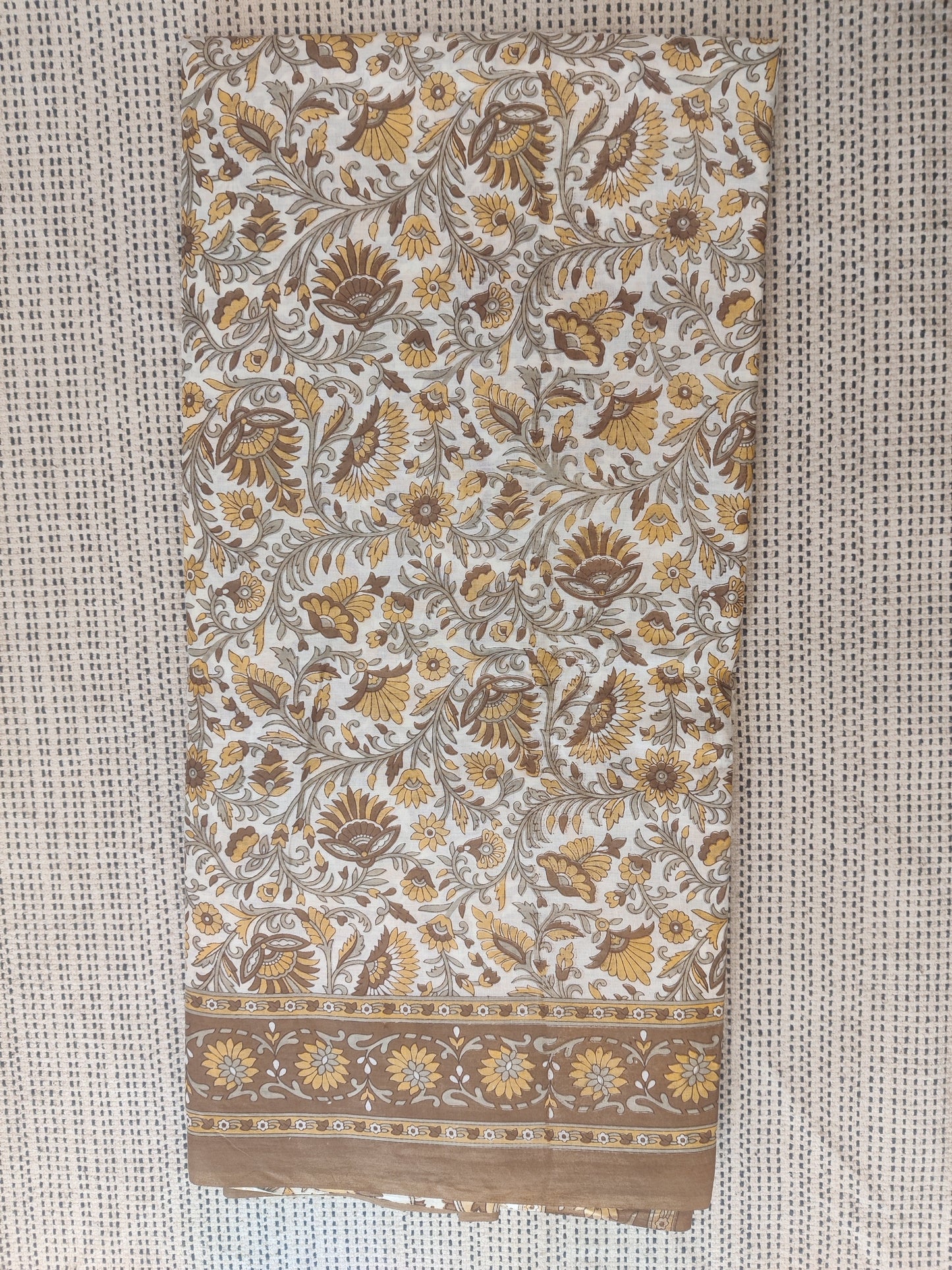 Mul Cotton Handblock Saree