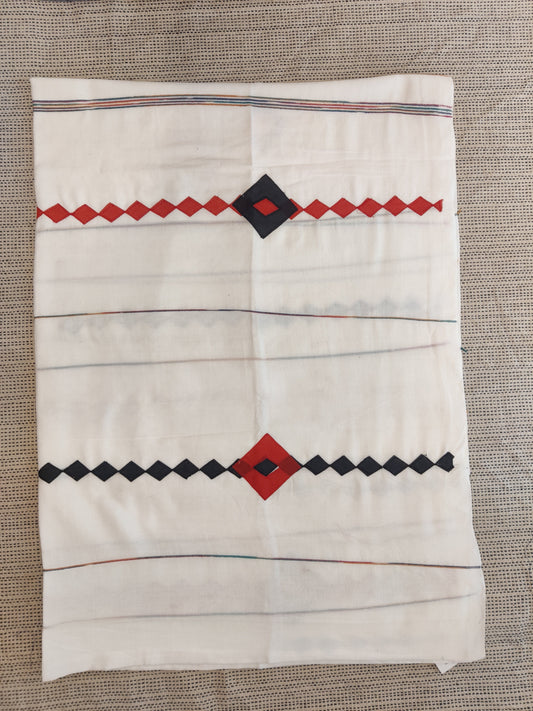 Applique Khadi Cotton Saree