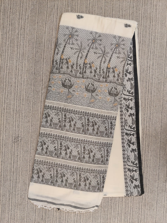Pure Khadi Cotton Saree
